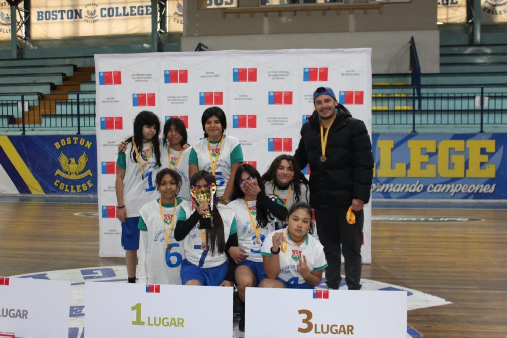 Campeonas Provinciales del Básquetbol Damas Sub 14 en los Juegos Deportivos Escolares