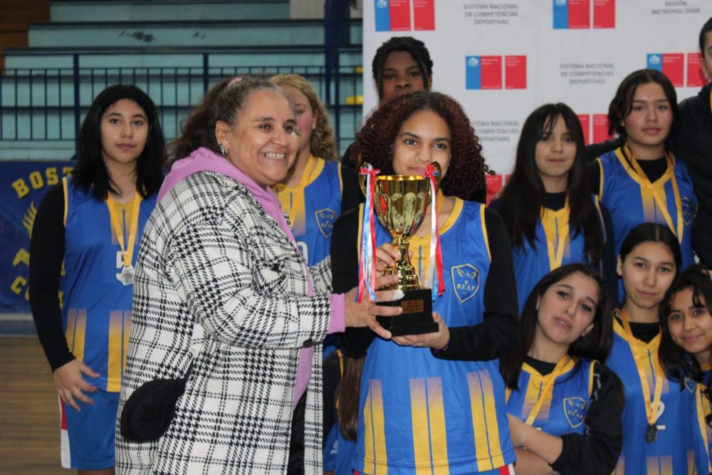 Campeonas Provinciales del Básquetbol Damas Sub 14 en los Juegos Deportivos Escolares