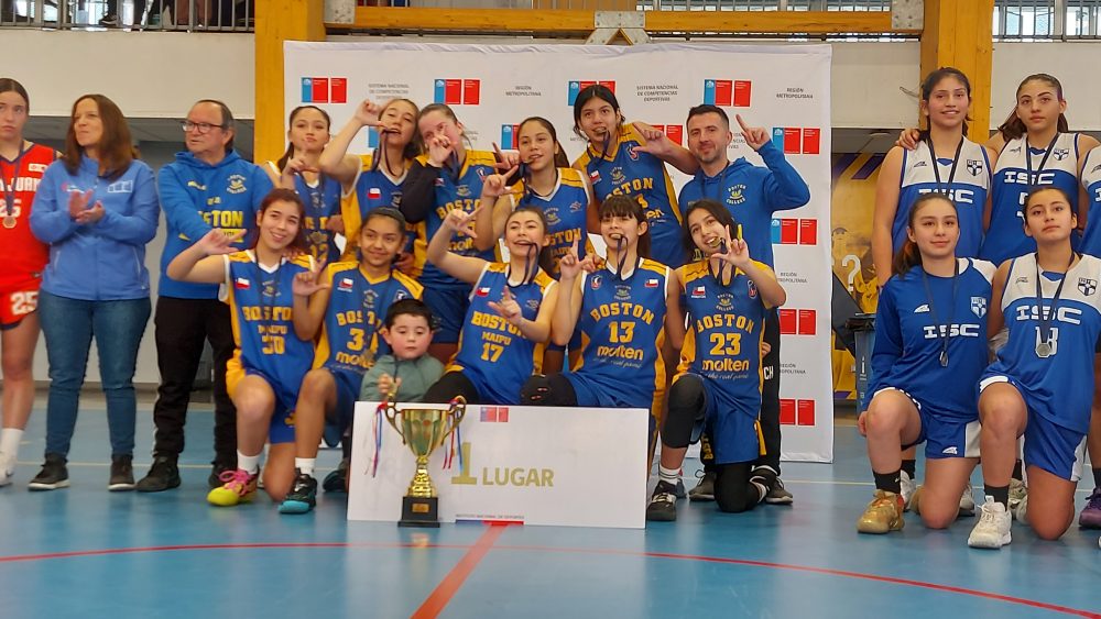 tricampeonas básquetbol ind sub 14 damas