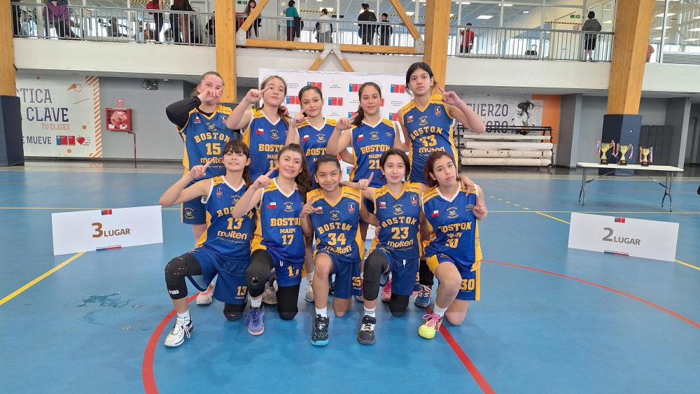 tricampeonas básquetbol ind sub 14 damas