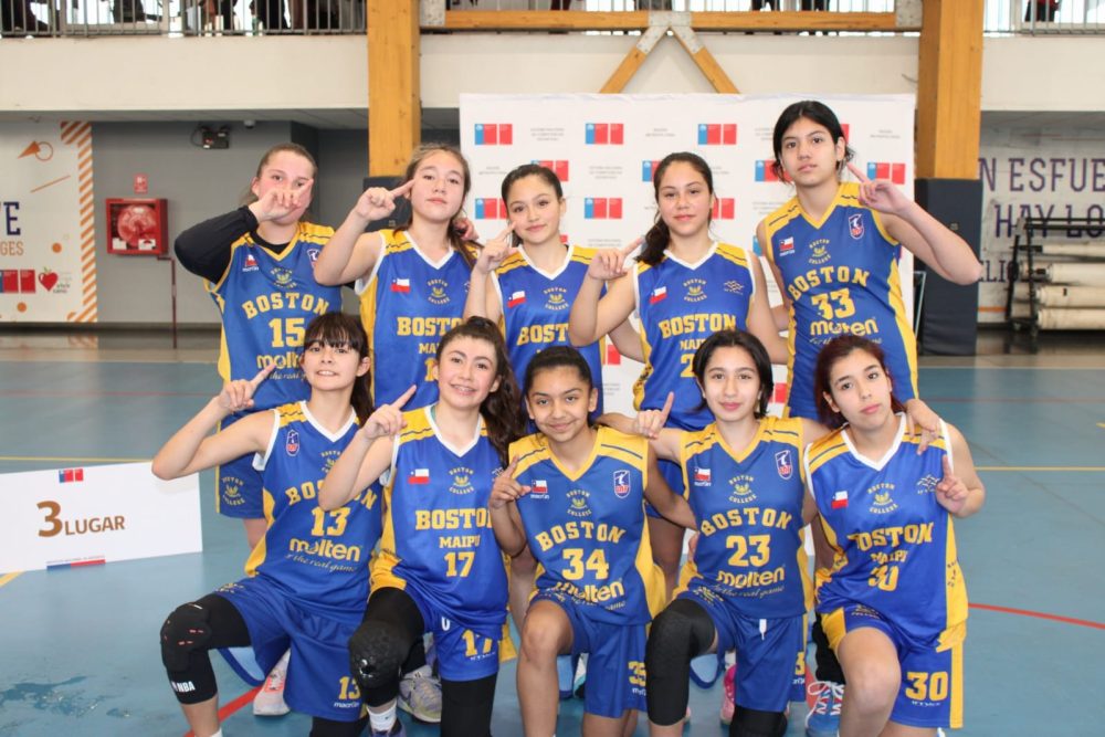 tricampeonas básquetbol ind sub 14 damas