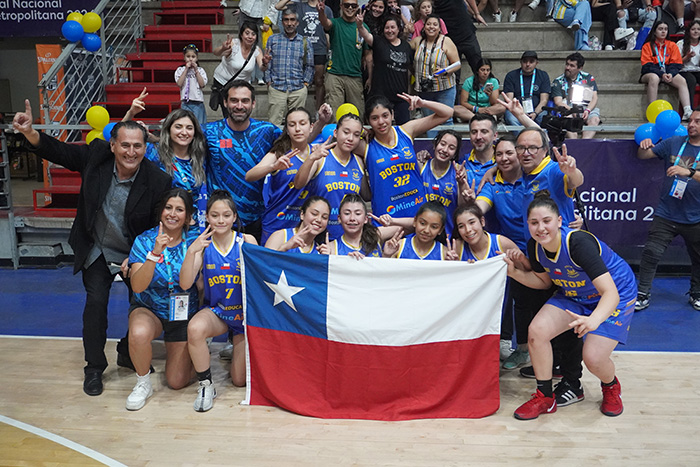 Boston College Maipú es el bicampeón nacional del Básquetbol Damas Sub 14 y representará a Chile en Sudamericano Escolar