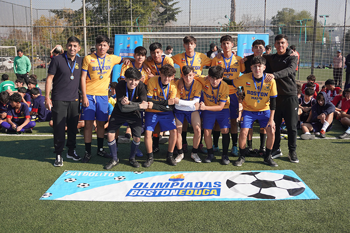 Vicecampeones del Futbolito Intermedia Varones en las Olimpiadas BostonEduca 2025