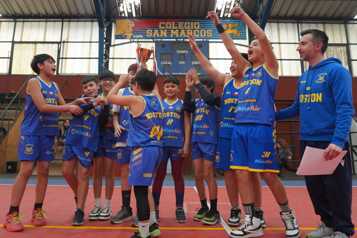 ¡Campeones del Básquetbol Mini Varones en las Olimpiadas BostonEduca 2025!
