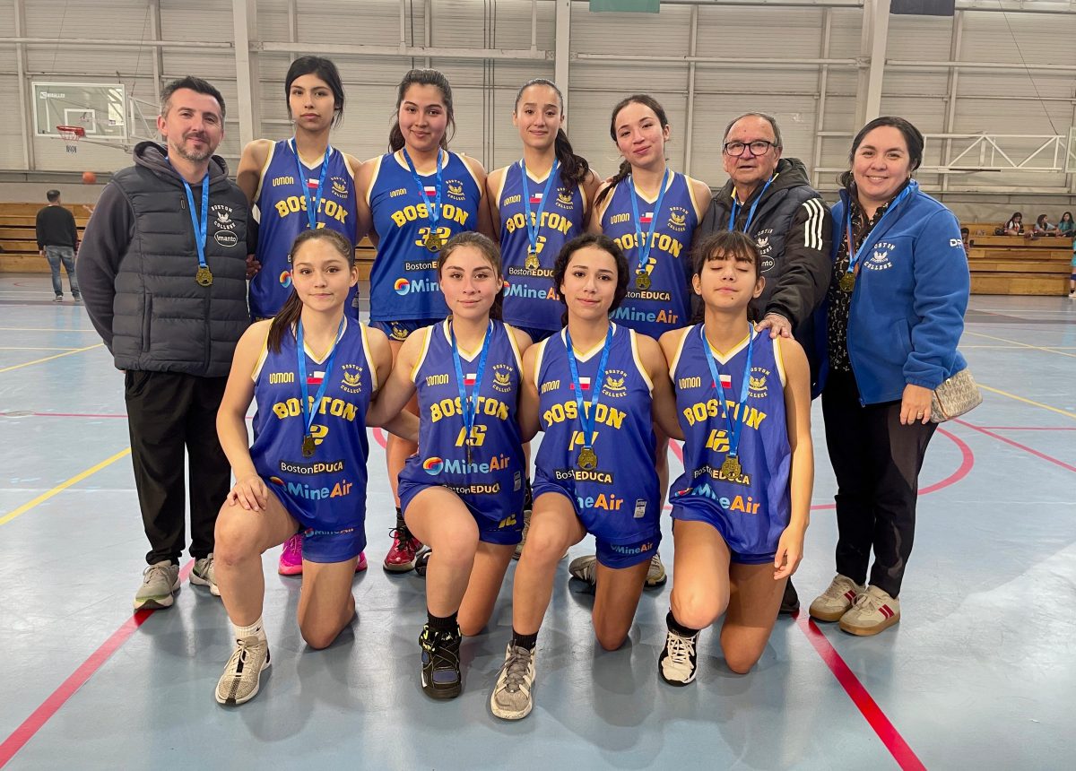 Boston College Maipú es el campeón comunal del Básquetbol Damas U17 en los JDE 2025