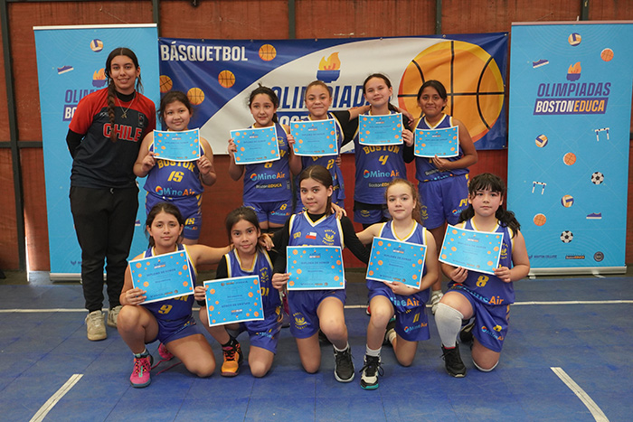 Destacada participación en el Básquetbol Mini Damas de las Olimpiadas BostonEduca 2025