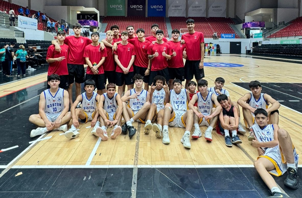 Básquetbol Varones Sub 14 de Boston College Maipú protagoniza histórica participación en los Juegos Sudamericanos Escolares Asunción 2025
