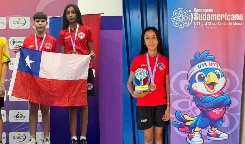 Magdalena Gallardo brilla en Paraguay con destacada actuación en el Sudamericano de Tenis de Mesa