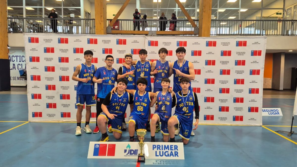 ¡Somos campeones regionales! Boston College Maipú clasifica a la Fase Nacional de los JDE en Básquetbol Varones Sub-14