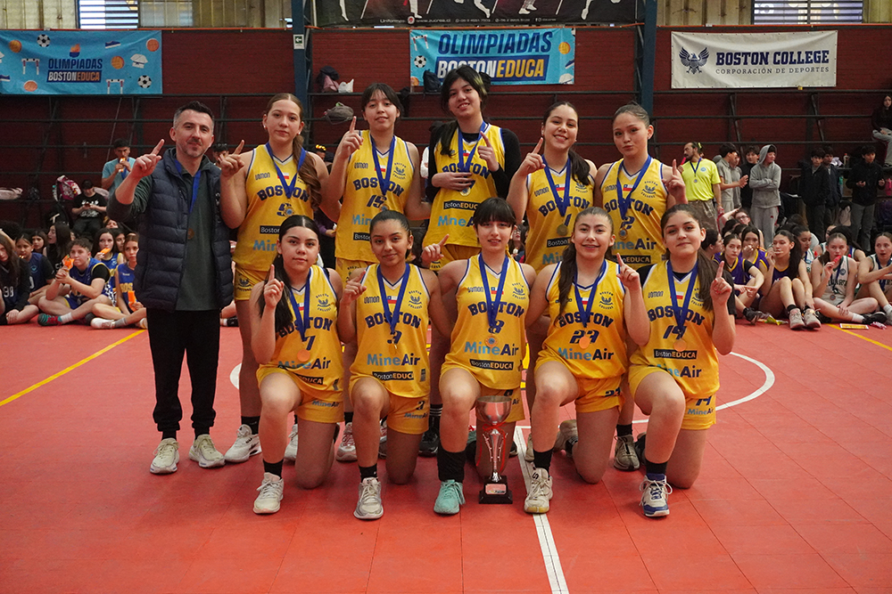 Boston College Maipú se quedó con el título del Básquetbol Intermedia Damas en las Olimpiadas BostonEduca